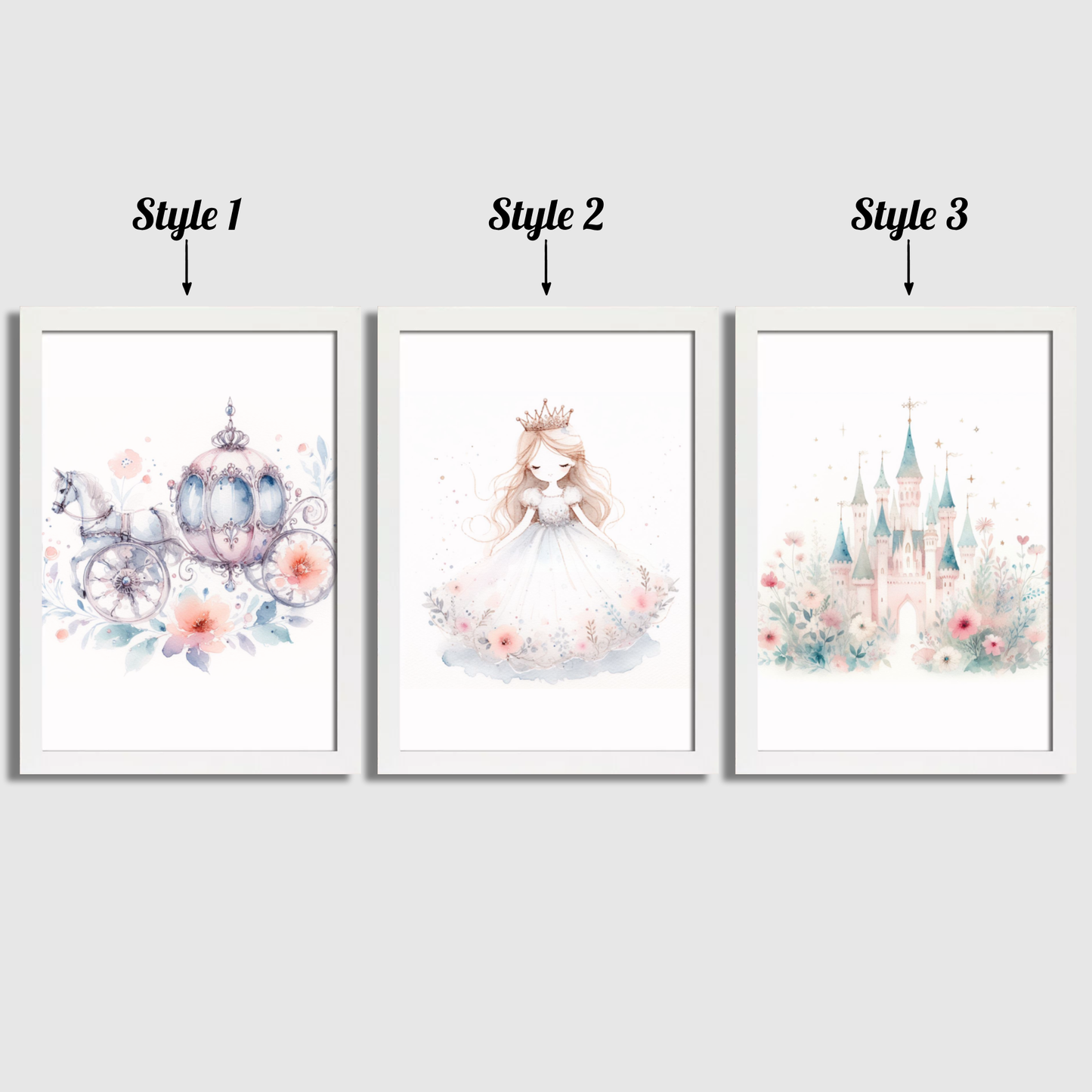 Princess Nursery Print Set