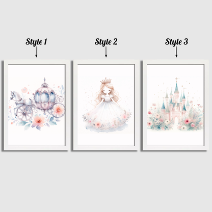 Princess Nursery Print Set