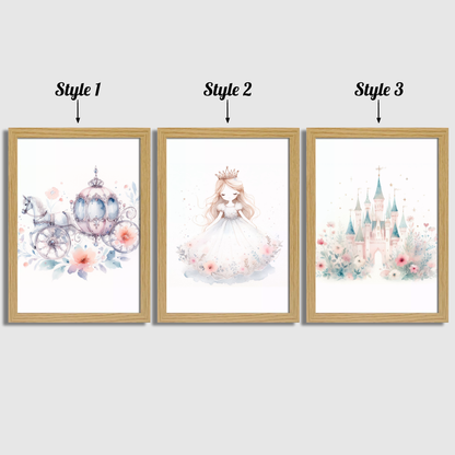 Princess Nursery Print Set
