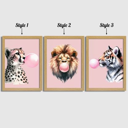 Pink Animal Print Set