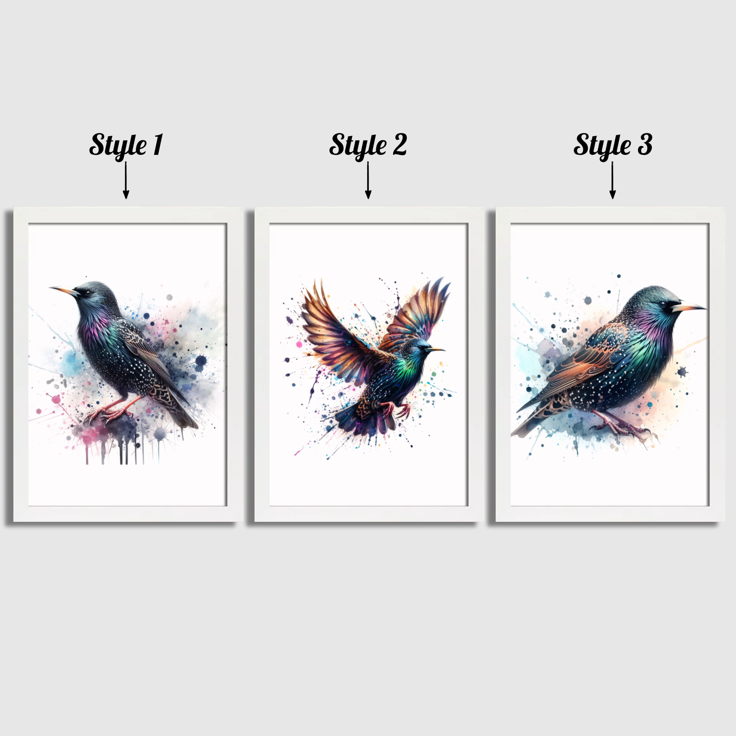 Starling Print Set