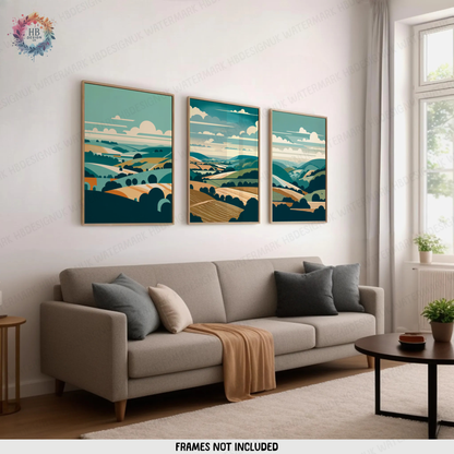South Downs Print Set