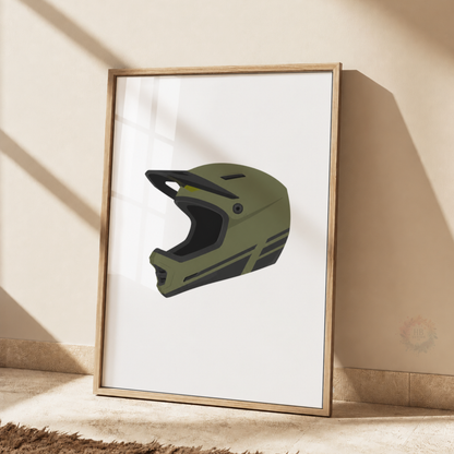 Personalised Skateboard Bedroom Prints – Set of 3 Helmet, Skateboard & Name Wall Art