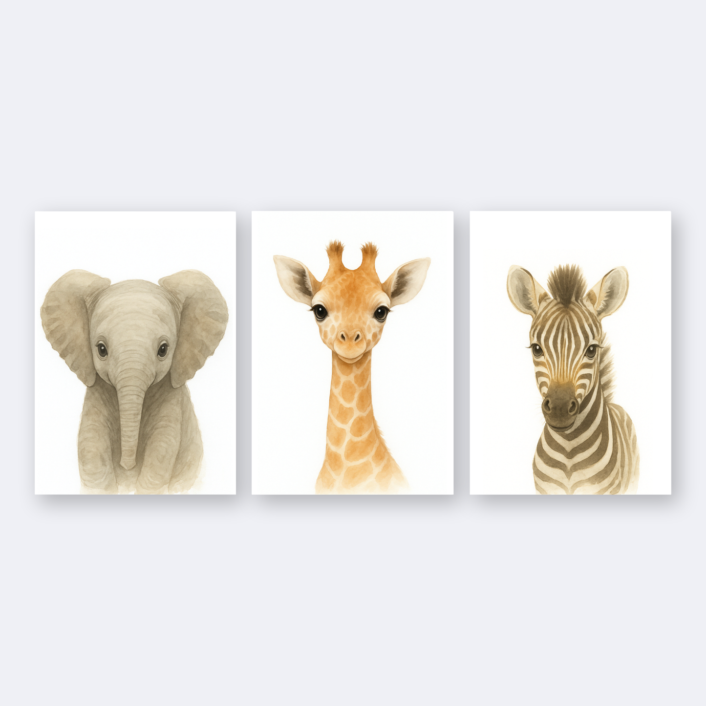 Safari Friends Print Collection