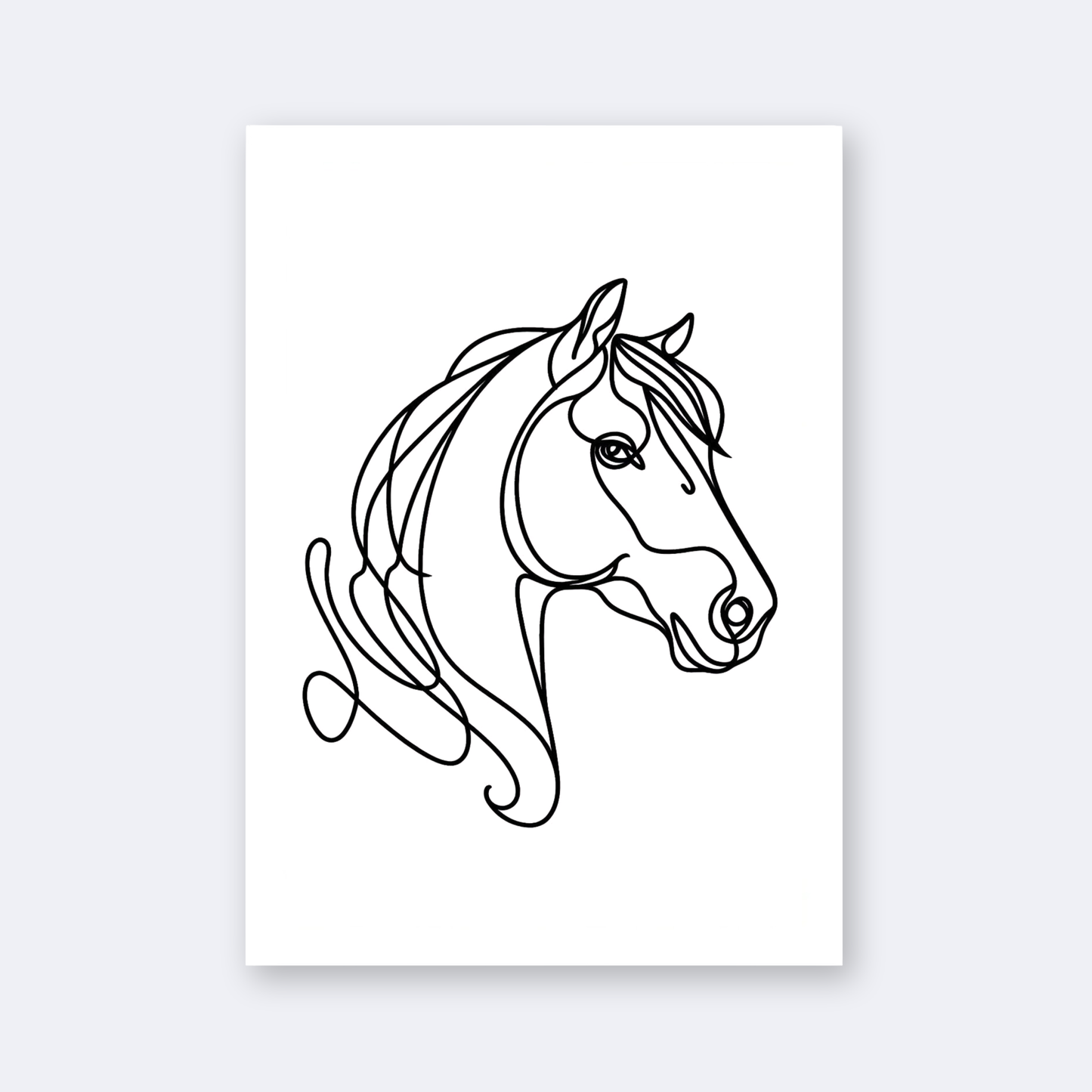 Horse Portrait Print