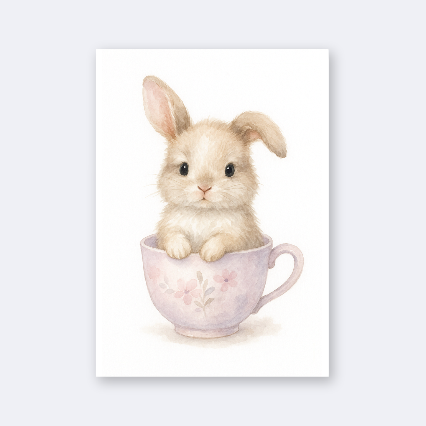 Teacup Bunny Print