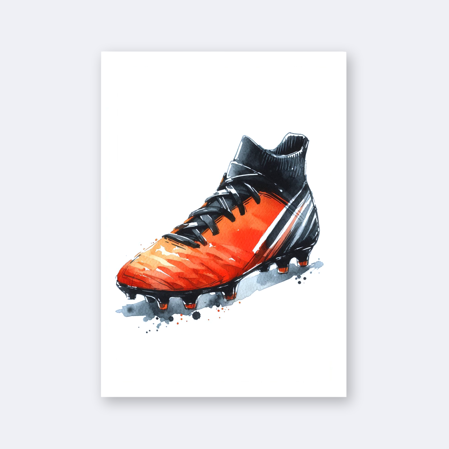 Football Boot Print