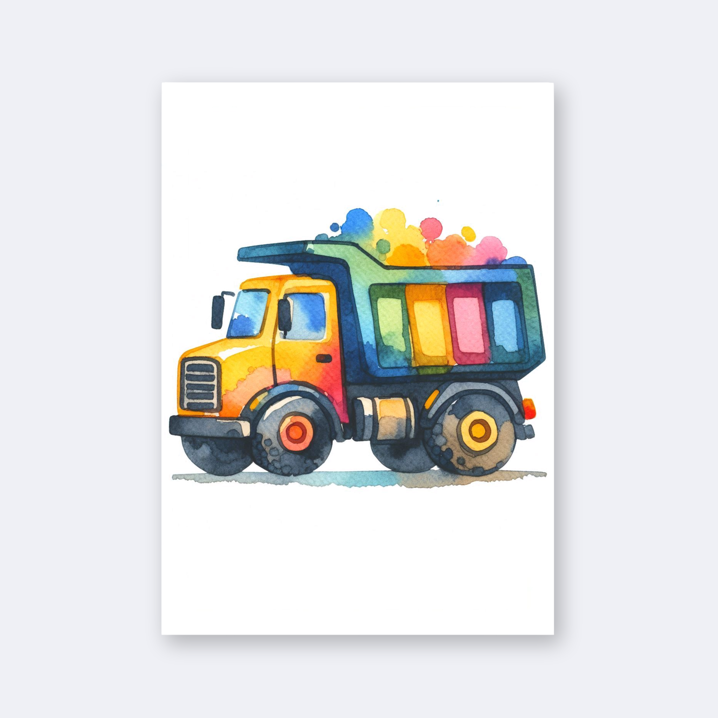 Dump Truck Print