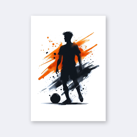 Football Player Print